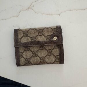 Gucci Dark Brown Leather Wallet